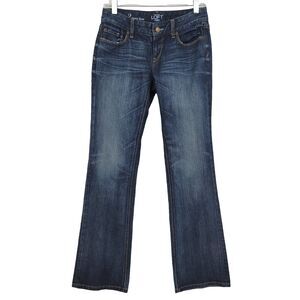 Ann Taylor LOFT Womens Jeans Size 26/2 Curvy Boot Dark Wash (Measures 28x33)